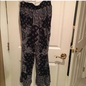 Hippie/boho styled flowy pants